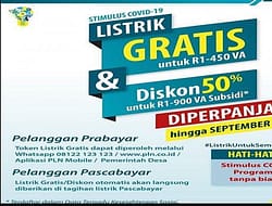 PLN Pastikan Perpanjangan Program Bantuan Listrik Stimulus COVID-19