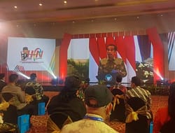 Hadiri Puncak HPN Jokowi Sampaikan PP Pos, Telekomunikasi Dan Penyiaran