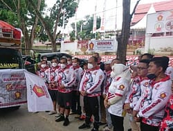 Beri Bantuan 1,3 M, Sekjen Gerindra “ ini bentuk solidaritas partai politik “