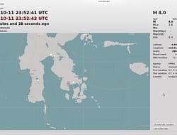 Hari ini 12 Oktober Tiga Wilayah Di Guncang Gempa, Konsel 4.0 SR