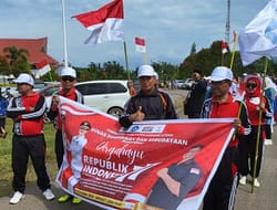 DikBud Konut Tampilkan Tujuh Barisan Defile Di Hut RI KE-77 2022