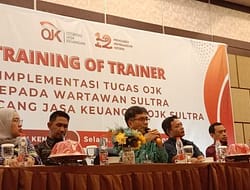 OJK Sultra Rilis : ” SWI telah menghentikan 1.196 investasi ilegal, 6.055 pinjol ilegal Dan 251 gadai ilegal “