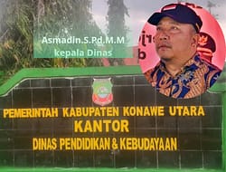 Dikbud Konut Beri Apresiasi SMPN 1 Molawe Raih Juara I Melukis “ Spirit Heroik” Tingkat Propinsi
