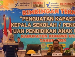 Dikbud Konut Gelar Bimtek Penguatan Kapasitas Kepsek Dan Pengelola PAUD