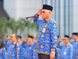 Pimpin Upacara Hari Kesadaran Nasional ,  Sekda Tekankan Pentingnya Kesadaran ASN
